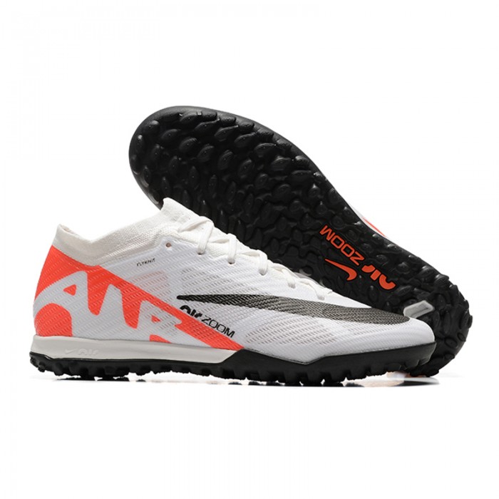 Vapor 15 Academy TF Soccer Shoes-White/Black-4896140