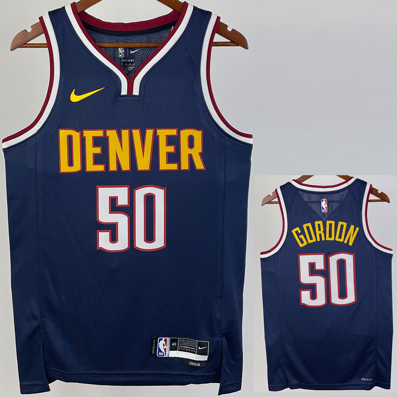 22-23 Nuggets GORDON #50 Royal Blue Top Quality...