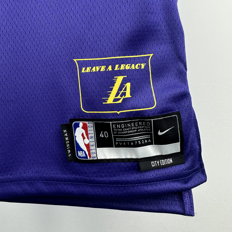 24-25 LAKERS BRYANT #8 Royal blue City Edition Top Quality Hot Pressing NBA Jersey