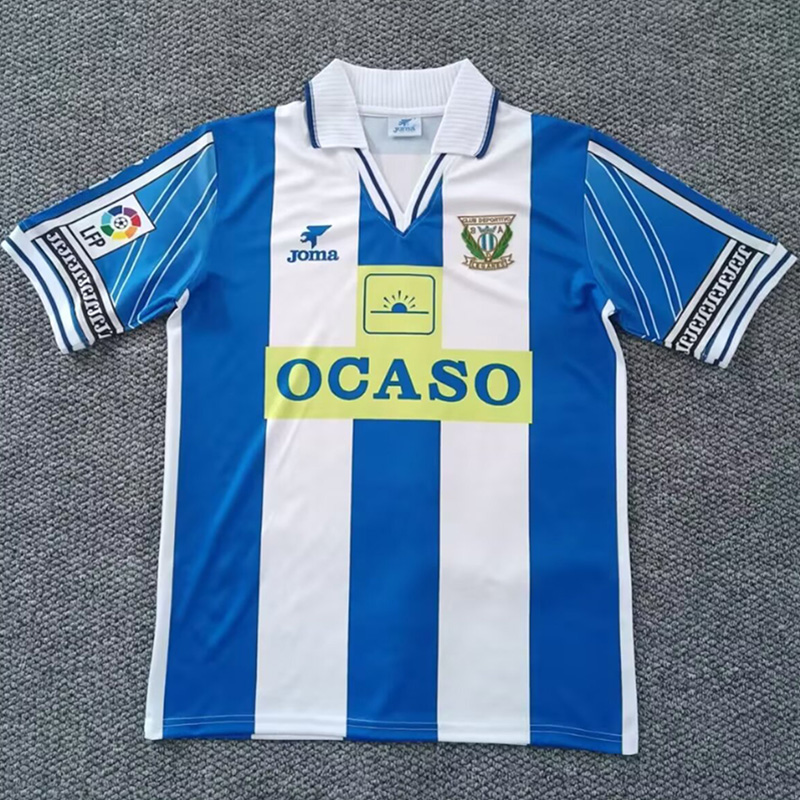 1998-2000 CD Leganes Home Retro Soccer Jersey *带章