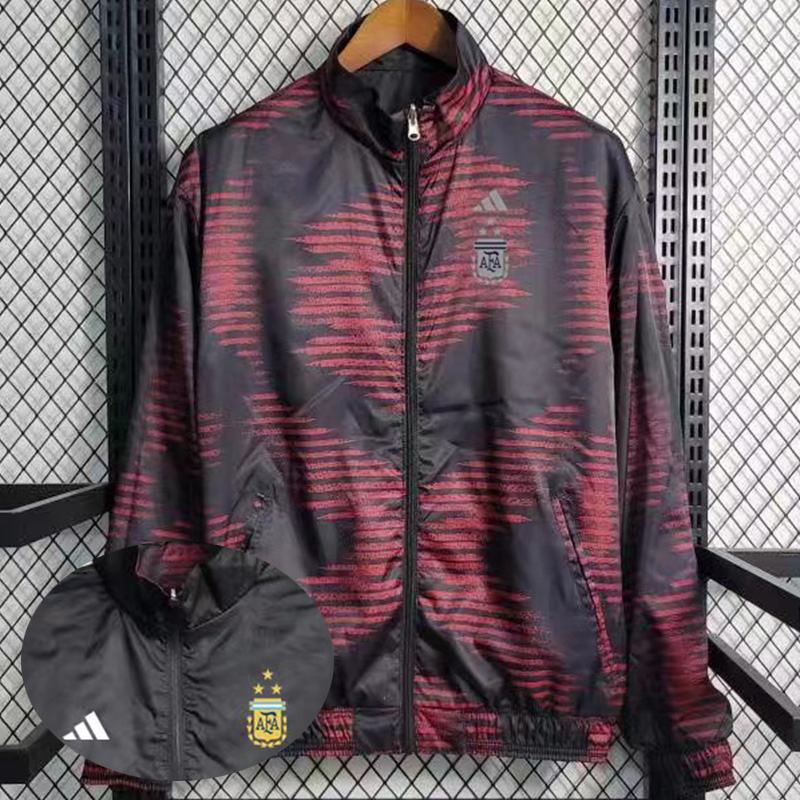 2023 Argentina Maroon & Black Double Sided Wind...