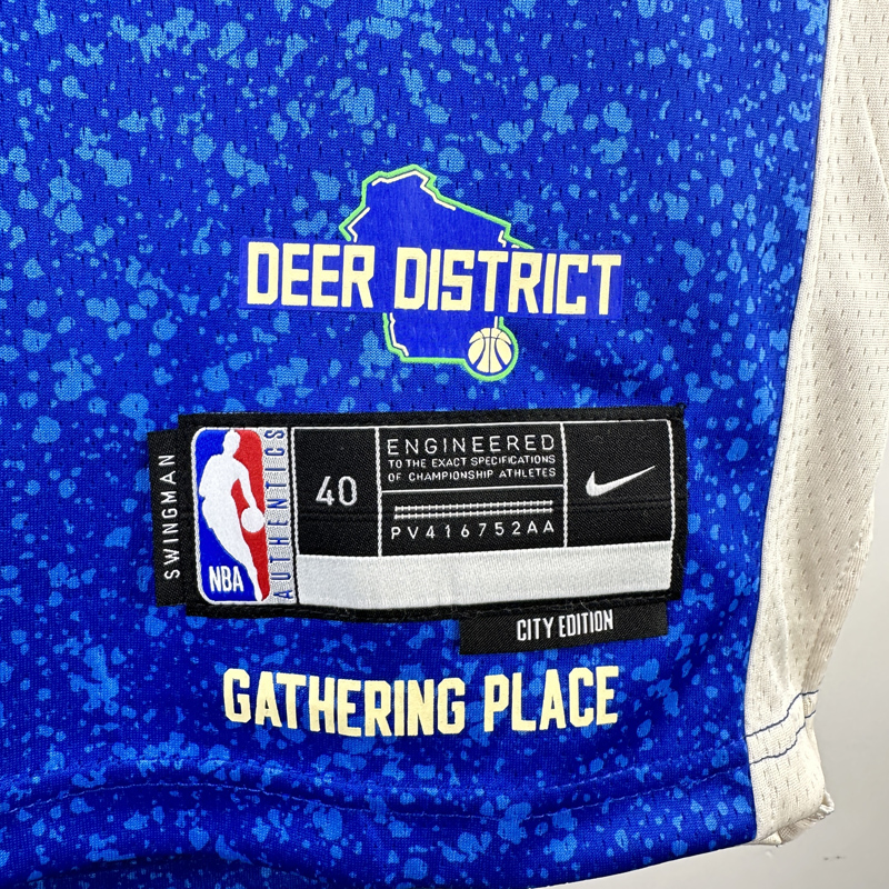 23-24 BUCKS ANTETOKOUNMPO #34 Blue City Edition...