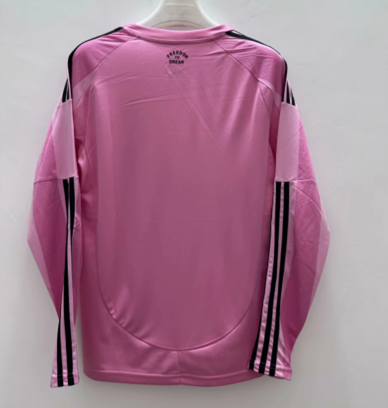 25-26 Inter Miami Home Long Sleeve Soccer Jersey (长袖)