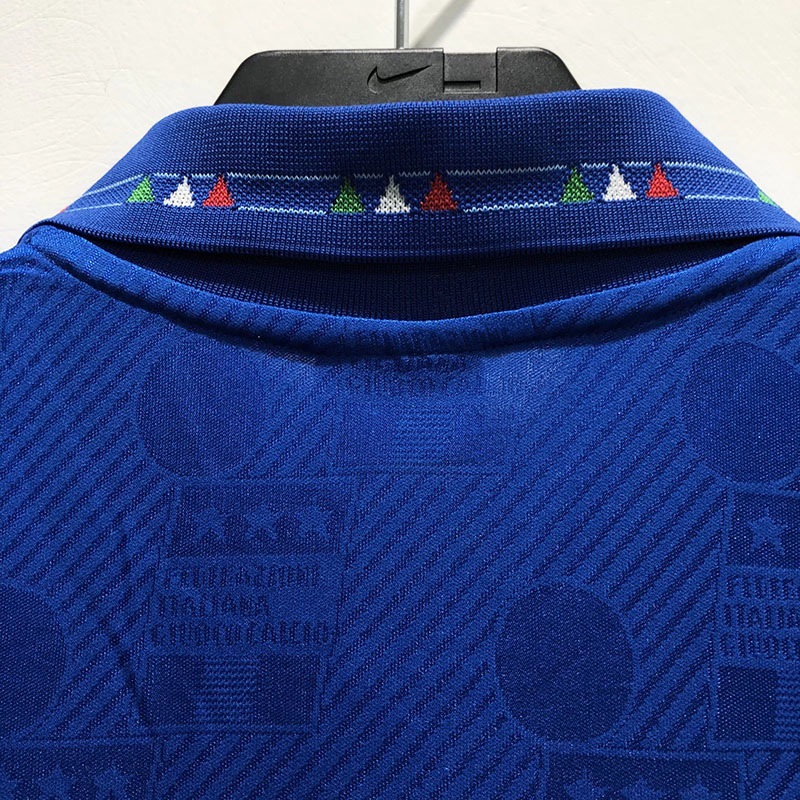 1994 Italy Home Blue Retro Soccer Jersey