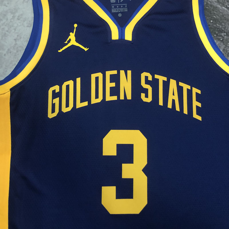 22-23 WARRIORS POOLE #3 Dark blue Top Quality H...