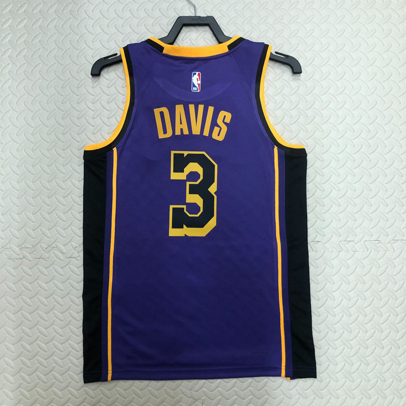 22-23 LAKERS DAVIS #3 Purple Top Quality Hot Pr...