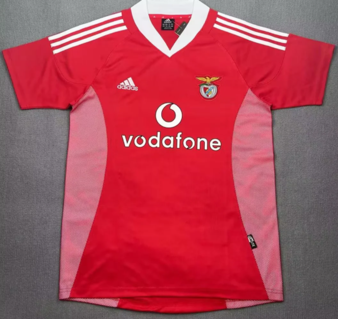 2002-2003 Benfica Home Retro Soccer Jersey