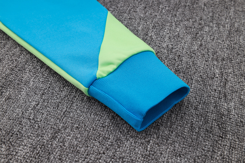 24-25 Brazil Lake blue Hoodie Jacket Tracksuit #F560