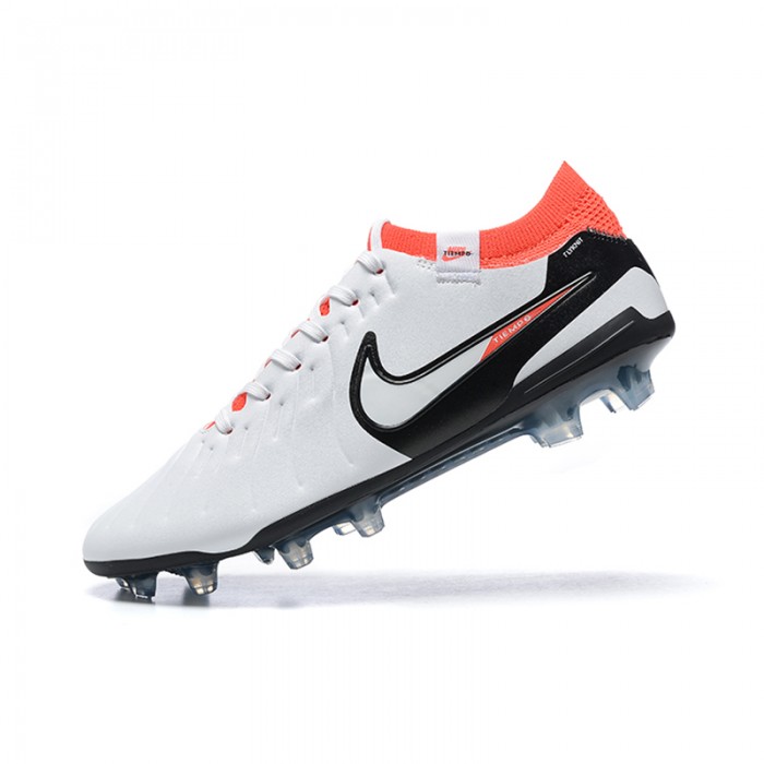 Tiempo Legend 10 Elite FG Soccer Shoes-White/Black-5812832