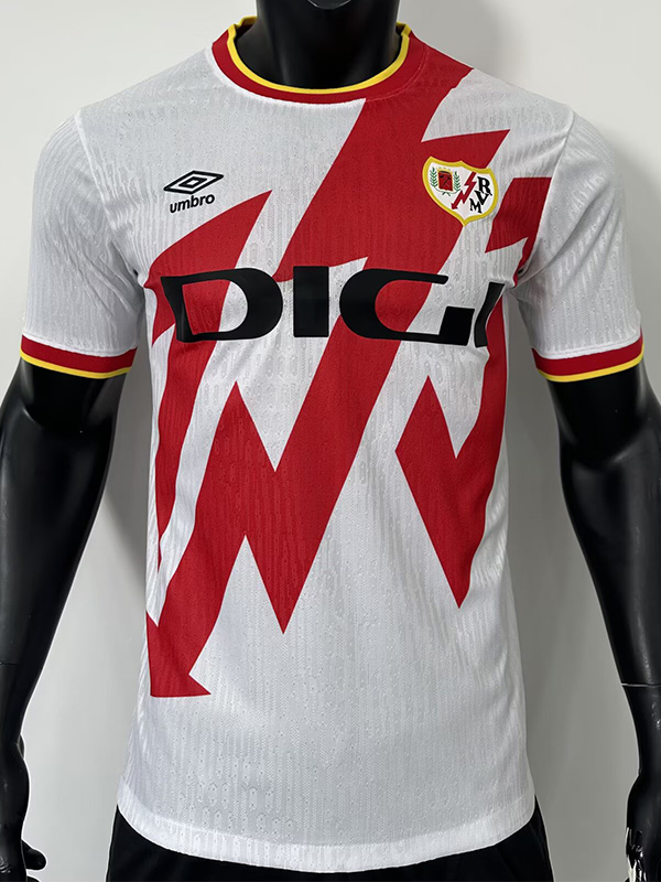 25-26 Rayo Vallecano Home Player Version Soccer Jersey