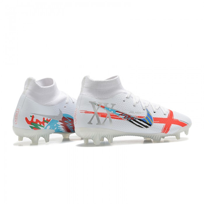 Phantom GT2 Dynamic Fit Elite FG High Soccer Shoes-White/Red-2782767