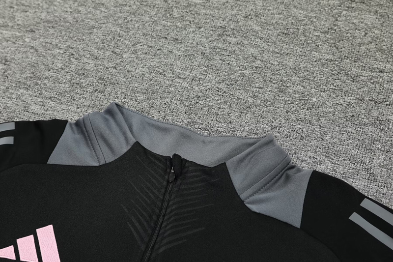 24-25 Inter Miami Black Half Pull Tracksuit (半拉链)