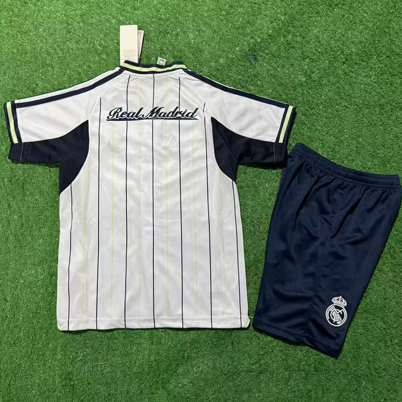 25-26 RMA White Casual Edition Kids Baseball Jersey