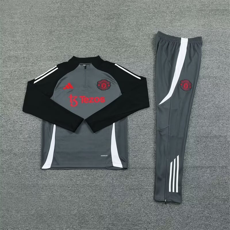24/25  Man Utd Dark Grey 1:1 Quality Training Jersey