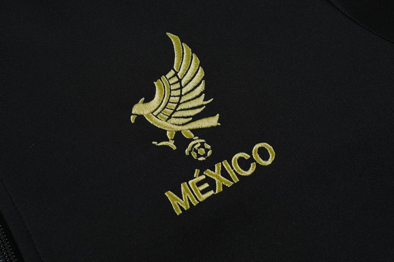 25-26 Mexico Black Jacket Tracksuit