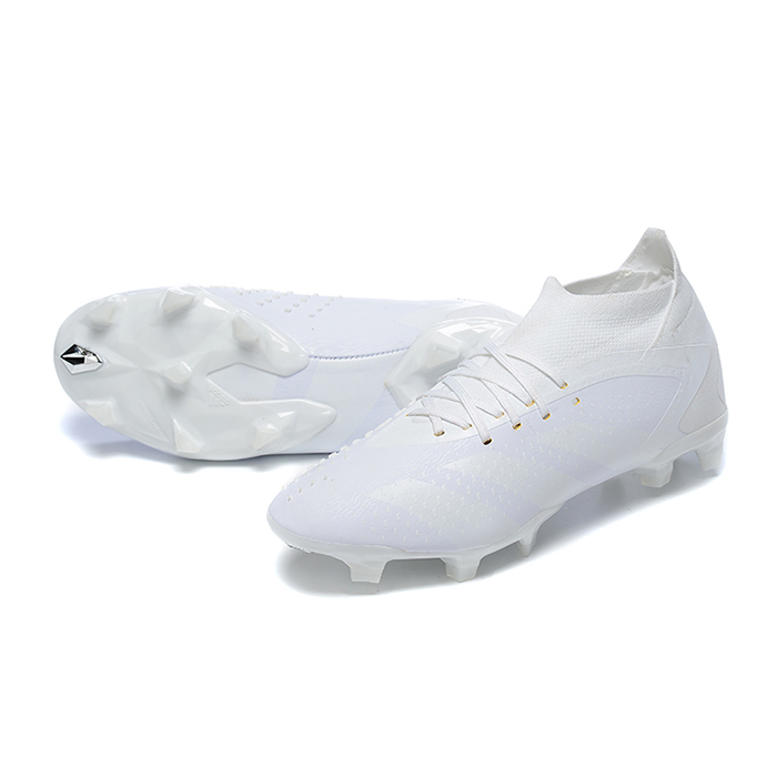 PREDATOR ACCURACY+ FG BOOTS Soccer Shoes-All White-4150426