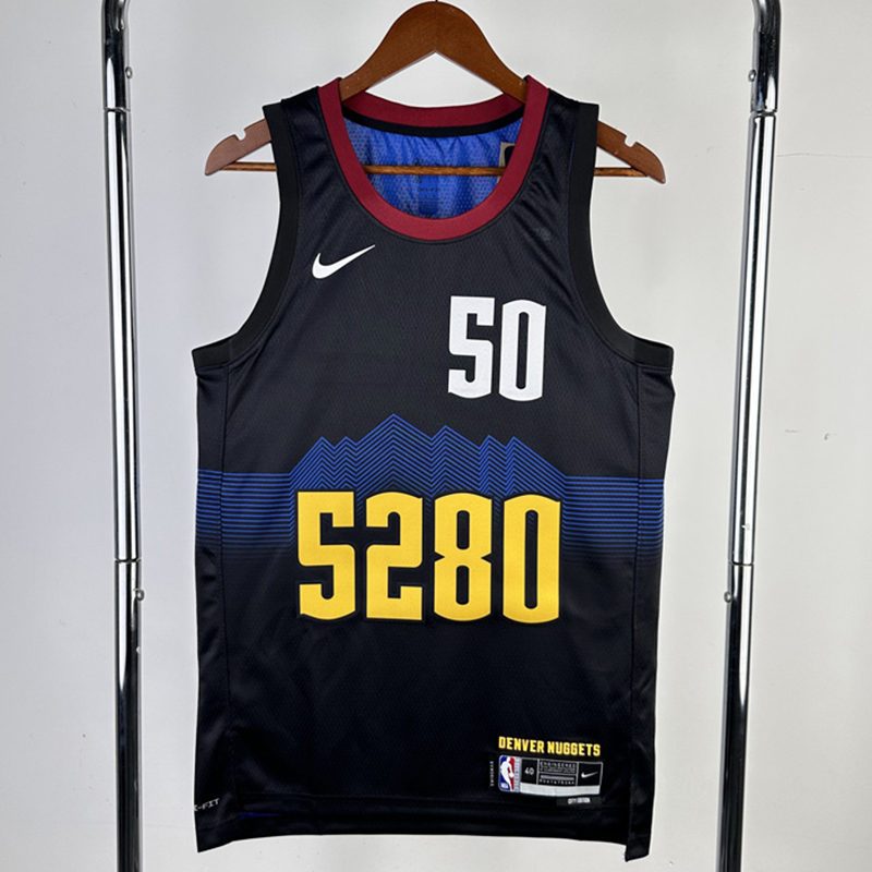 23-24 Nuggets GORDON #50 Black City Edition Top...