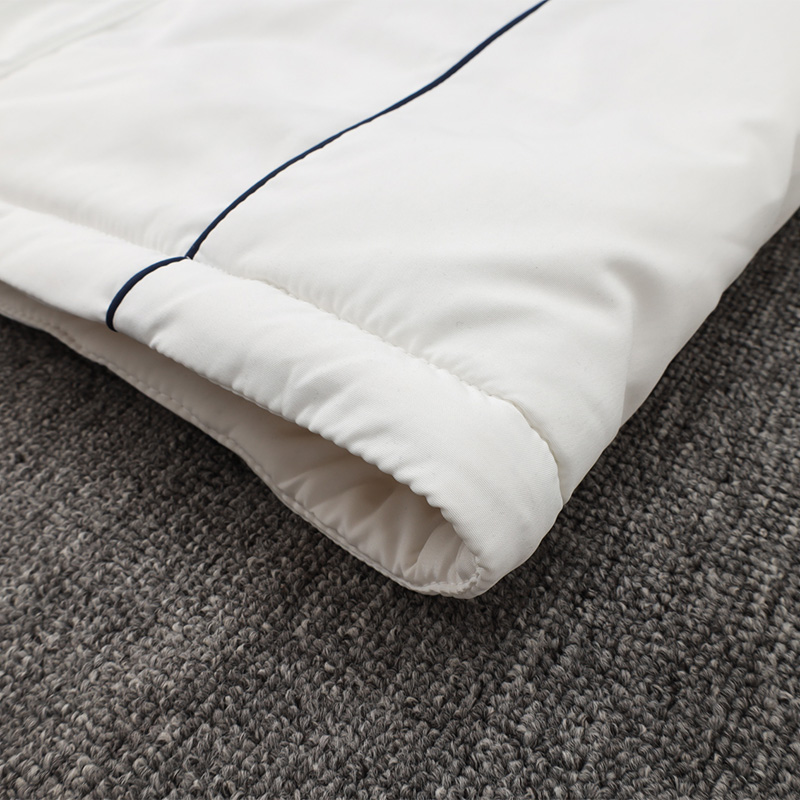 24-25 Bayern White Hooded Windbreaker Fabric Cotton Coat #G197