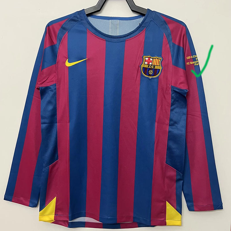 2005-2006 BAR Home Retro Long Sleeve Soccer Jer...