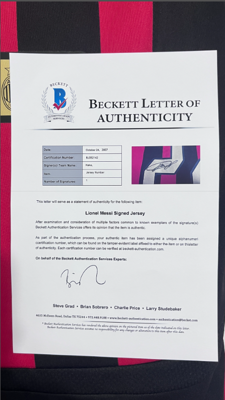 2006-2007 ACM Home Retro Soccer Jersey(亲笔签名 号码)