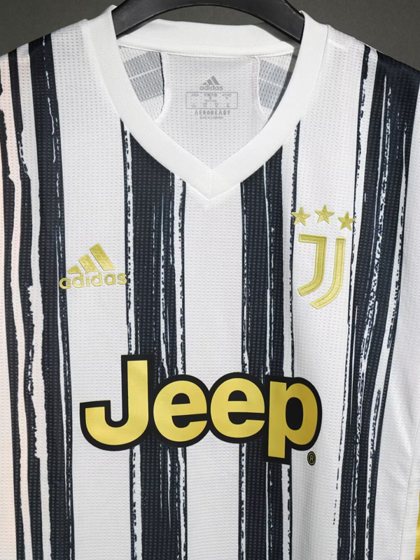 2020-2021 JUV Home Player Version 球员 Retro Soccer Jersey