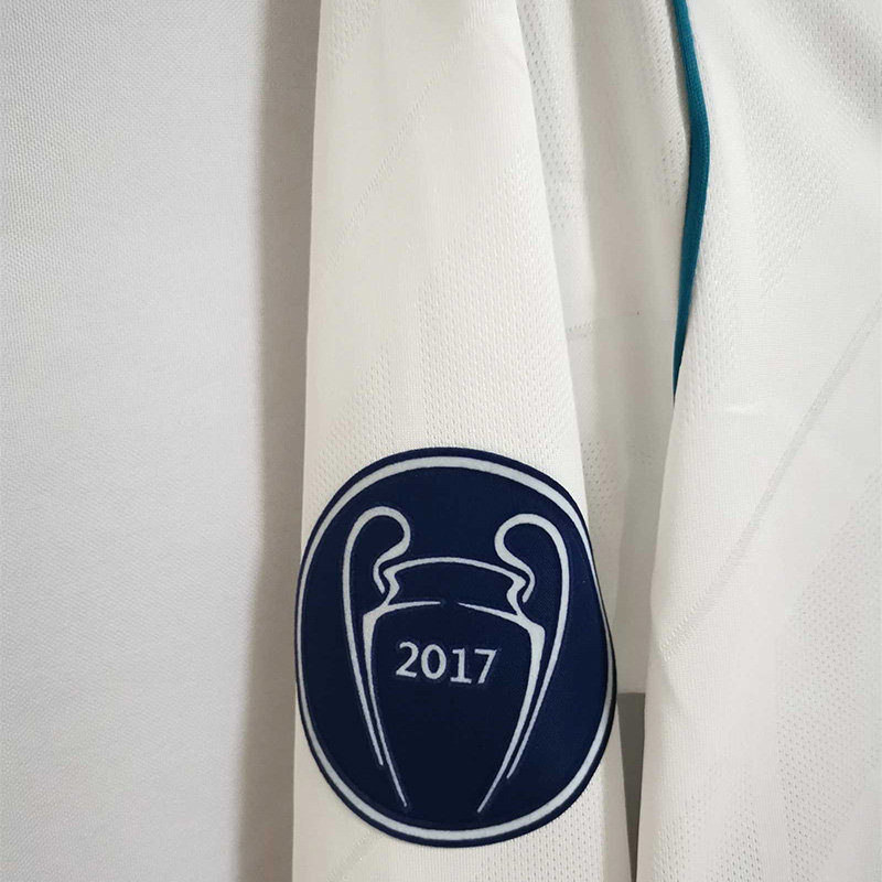 2017-2018 RMA Home Long Sleeve Retro Soccer Jer...