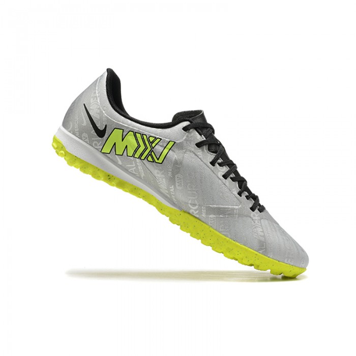 Air Zoom Mercurial Vapor- XV Academy TF Soccer Shoes-Grey/Green-3130964
