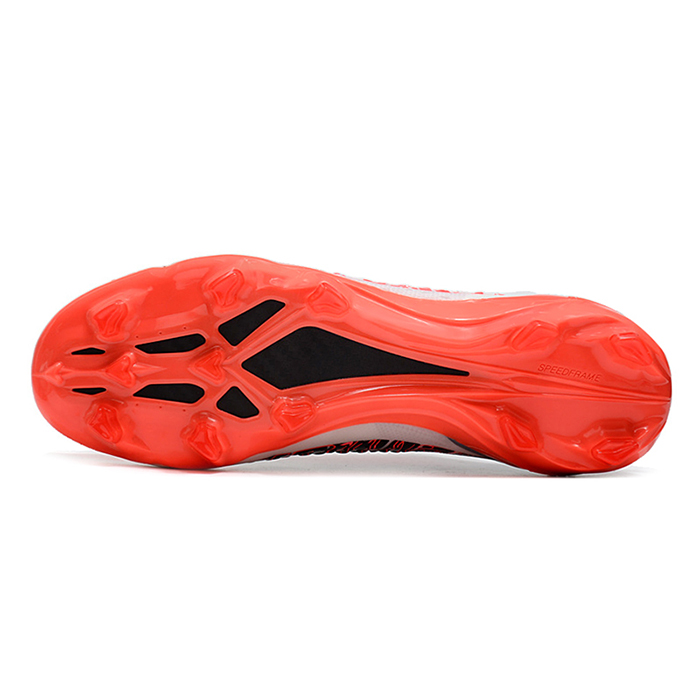 Messi X Speedportal .1 2022 World Cup Boots FG Soccer Shoes-White/Orange-1730193