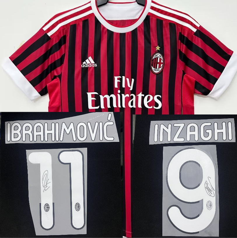 2011-2012 ACM Home Retro Soccer Jersey(Autograph Number)