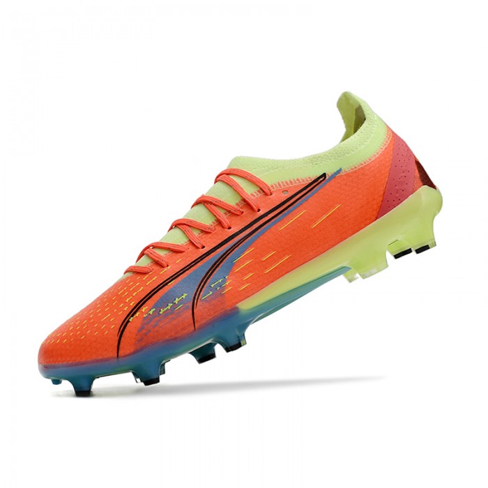 Ultra Ultimate FG Soccer Shoes-Orange/Green-5424602