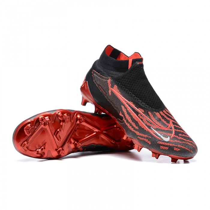Phantom GX Elite FG High Soccer Shoes-Red/Black-809146