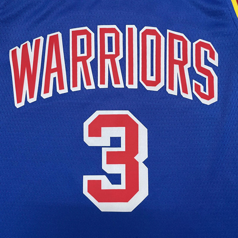 Warriors POOLE #3 Blue 75th Anniversary Retro N...