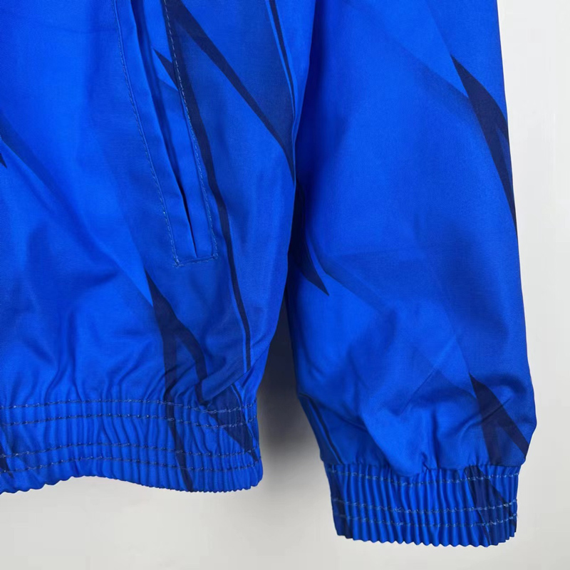 2023 Italy Blue & White Double Sided Windbreake...