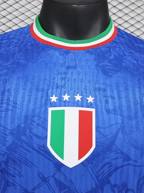 24-25 Italy Blue Special Edition Player Version Soccer Jersey