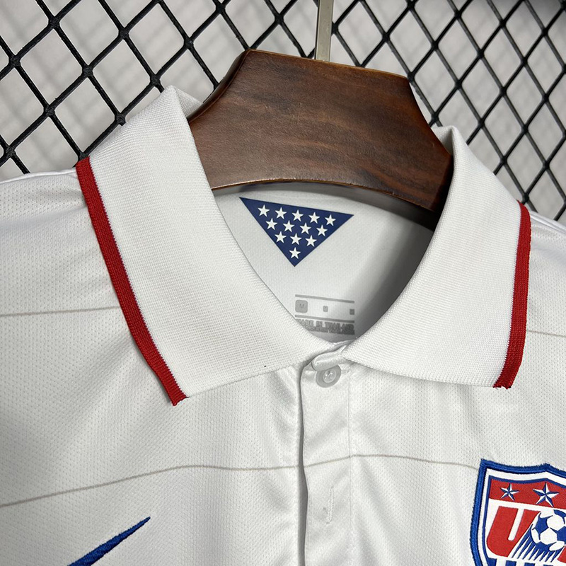 2014 USA Home Retro Soccer Jersey