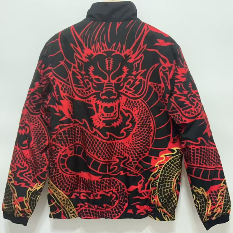 24-25 RMA Red & Black Double Sided Windbreaker (双面风衣)(红龙)
