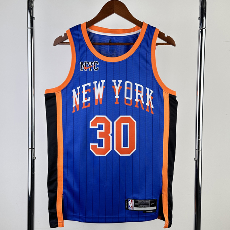 23-24 KNICKS RANDLE #30 Blue City Edition Top Q...