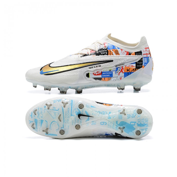 Phantom GX Elite FG Soccer Shoes-White/Gold-8358112