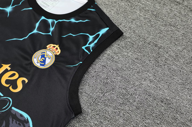 24-25 RMA Black green Tank top and shorts suit *豹黑绿