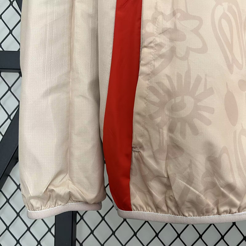 24-25 Man Utd Blue & khaki Double Sided Windbreaker (双面风衣)