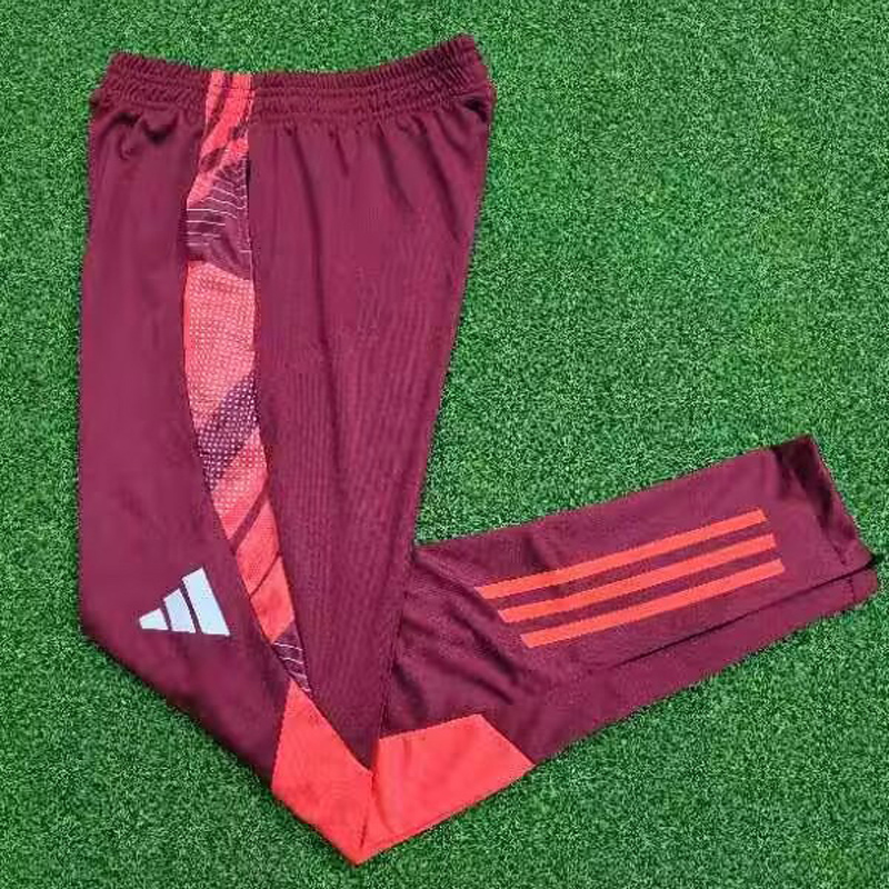 24-25 Roma Maroon red Training Long Pants (Have Pocket)