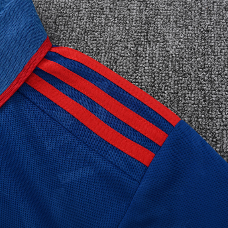 25-26 Man Utd Fancy blue Polo Short Sleeve