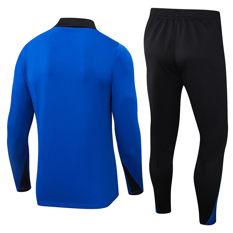 24-25 BAR Fancy blue Kids Half Pull Tracksuit (童装)(半拉链)