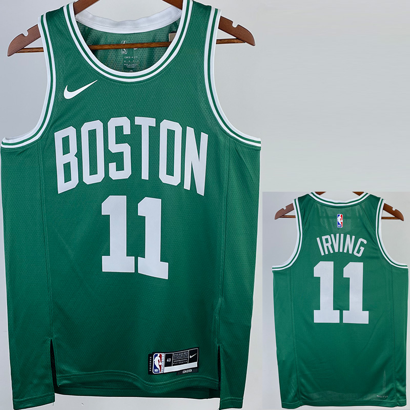 22-23 CELTICS IRVING #11 Green Top Quality Hot ...