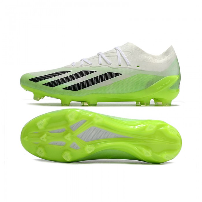 X 23 .1 FG Soccer Shoes-White/Green-4180383