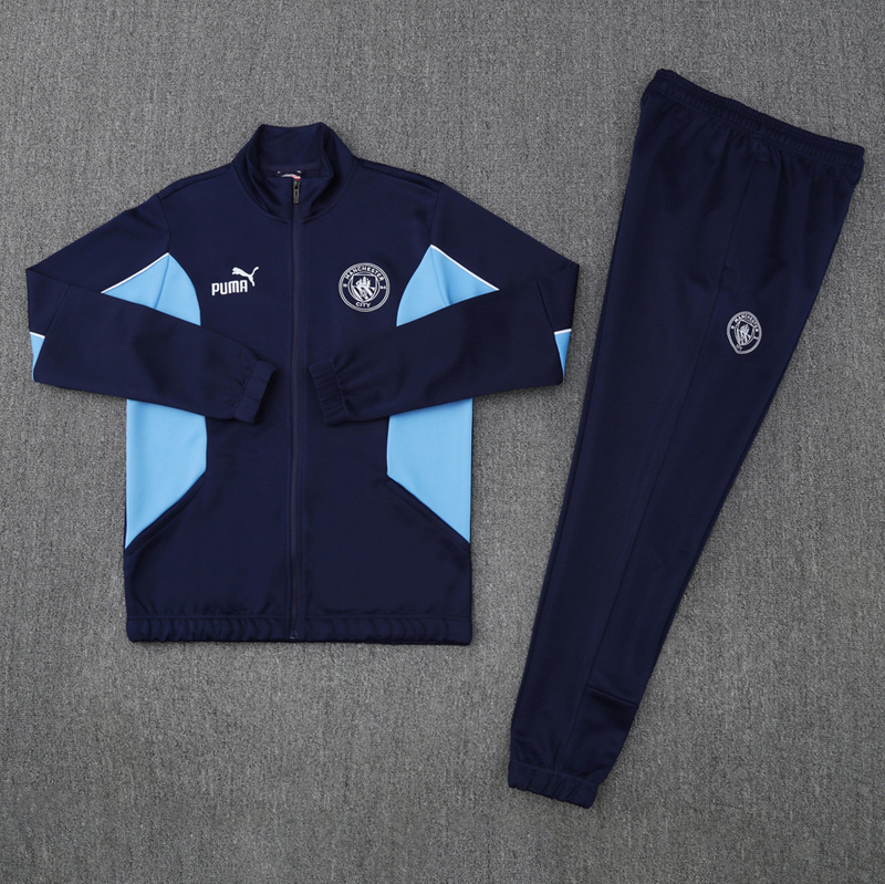 25-26 Man Utd Royal blue Jacket Tracksuit #01