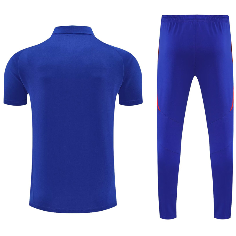 25-26 Spain Fancy blue Polo Tracksuit