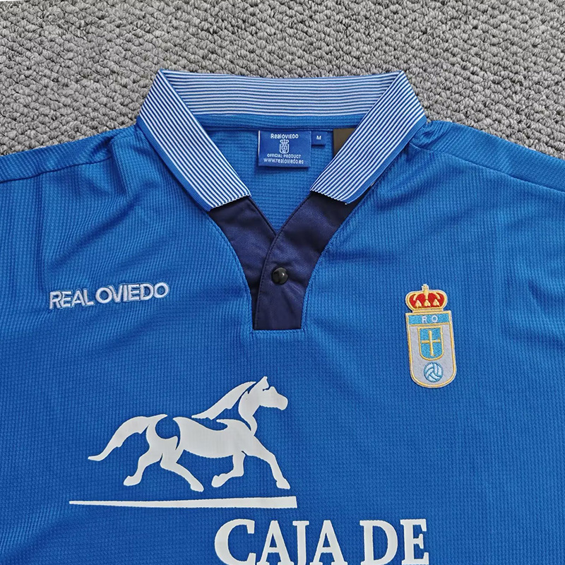 1996-1997 Real Oviedo Home Retro Soccer Jersey