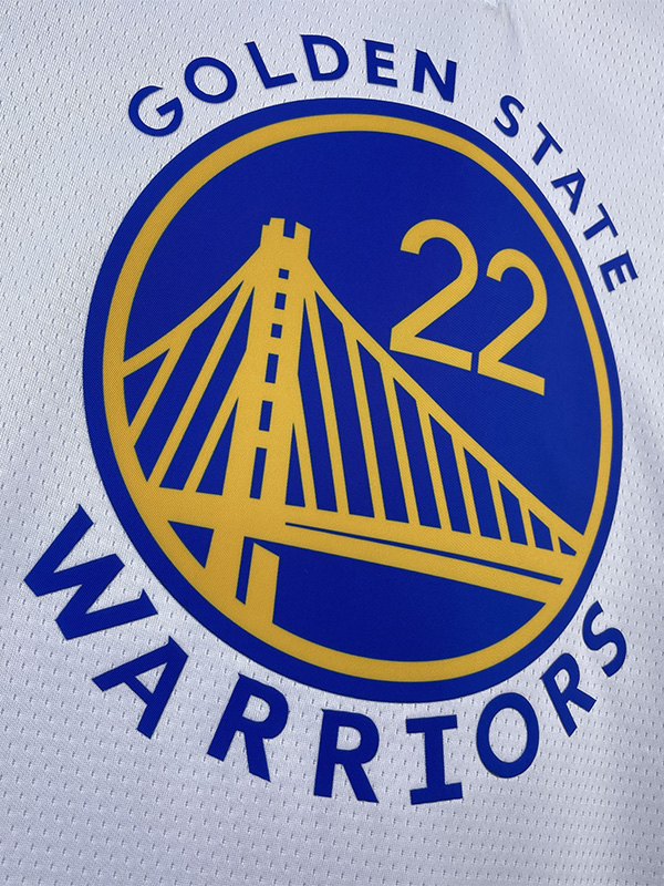 22-23 WARRIORS WIGGINS #22 White Top Quality Ho...