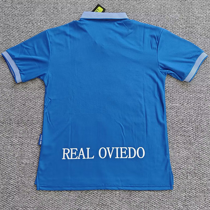 1996-1997 Real Oviedo Home Retro Soccer Jersey